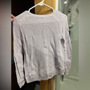 Madewell sweater, very light purple, Extra Small